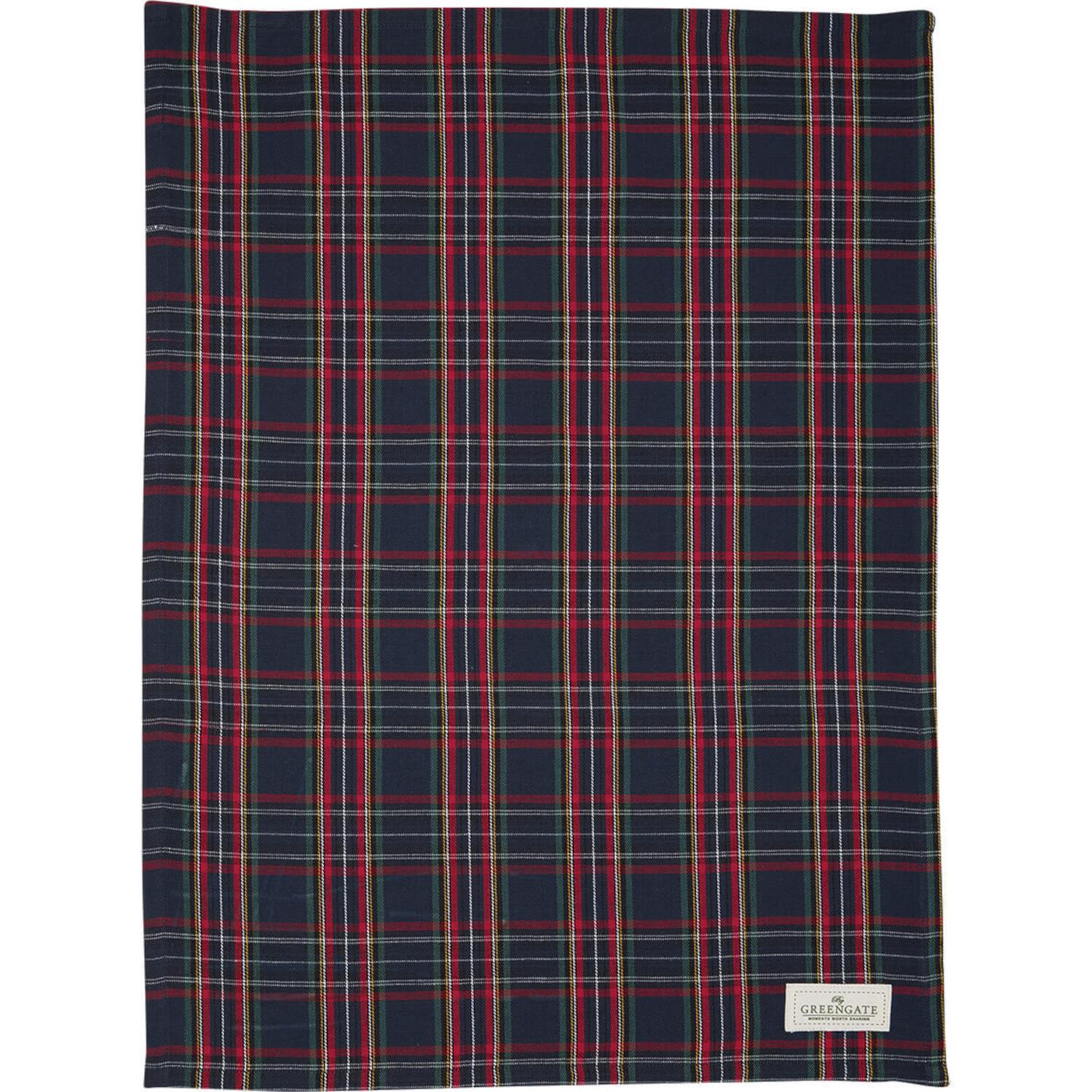 Geschirrtuch "Dagmar Check" (Dunkelblau) GreenGate