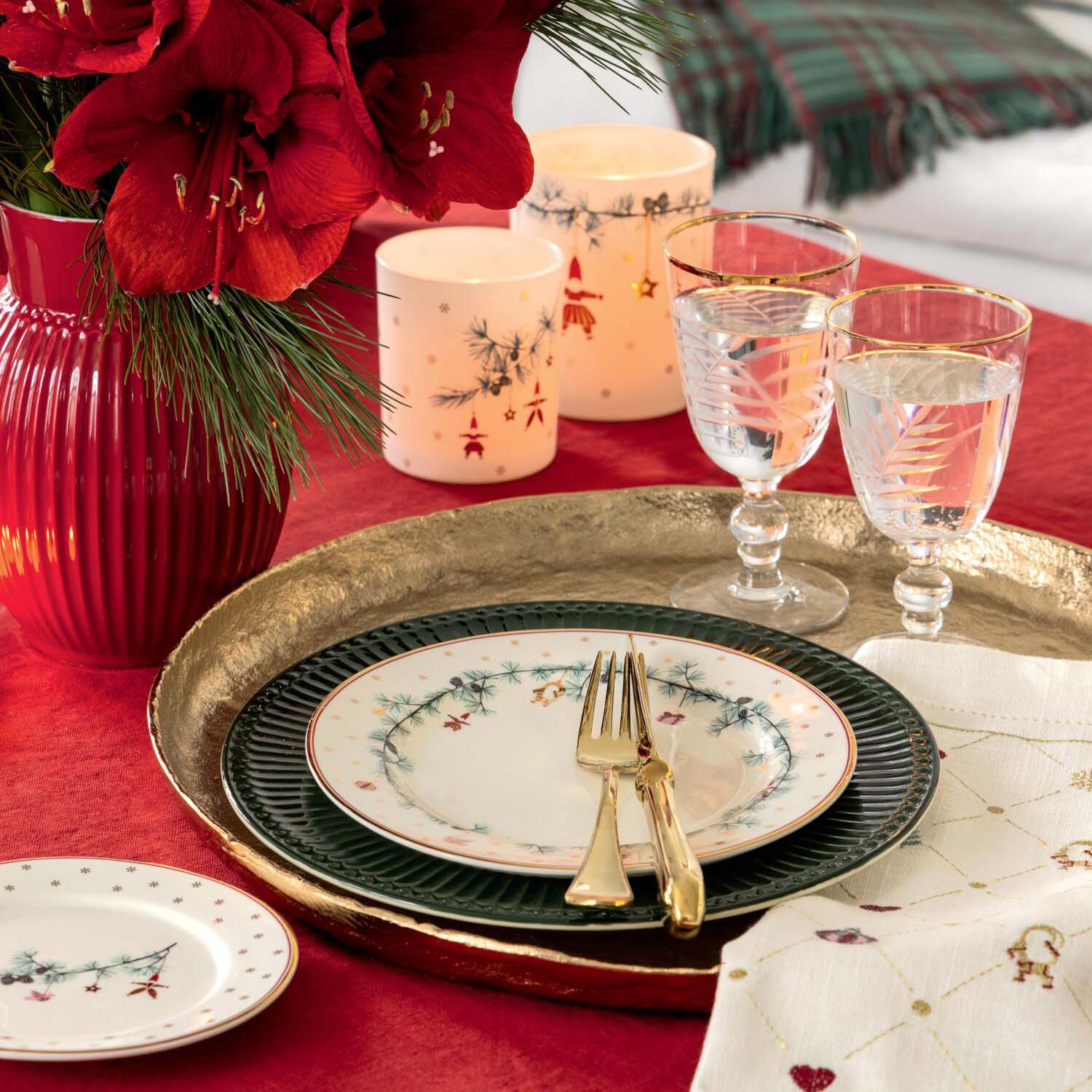 Kerzenhalter "Cindarella Xmas" - S (Weiß) GreenGate