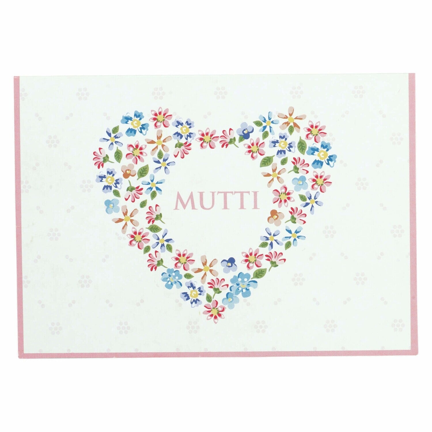 Karten und Umschläge im 12er-Set "Columbine Mutti" - Medium (White) GreenGate