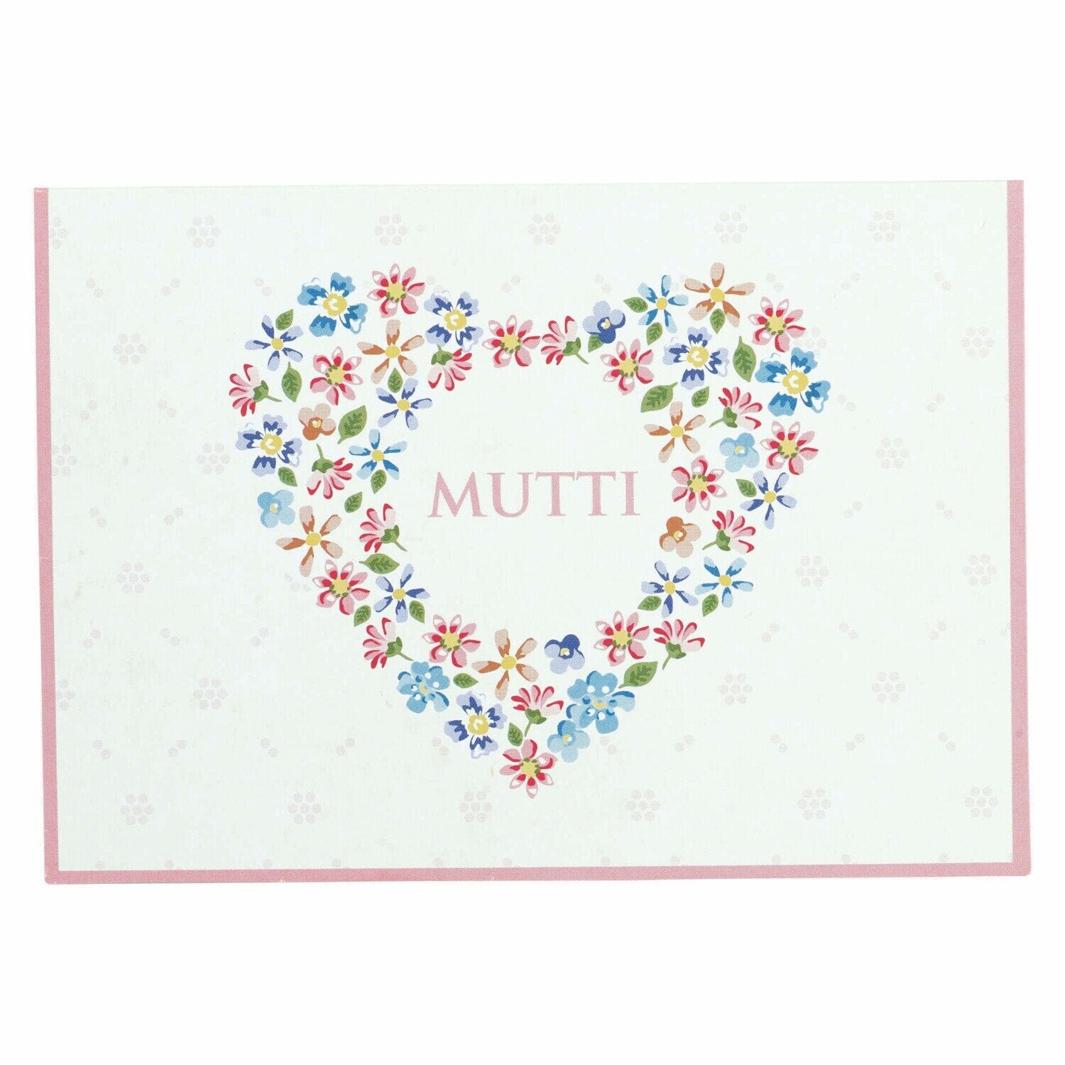 Karten und Umschläge im 12er-Set "Columbine Mutti" - Medium (White) GreenGate