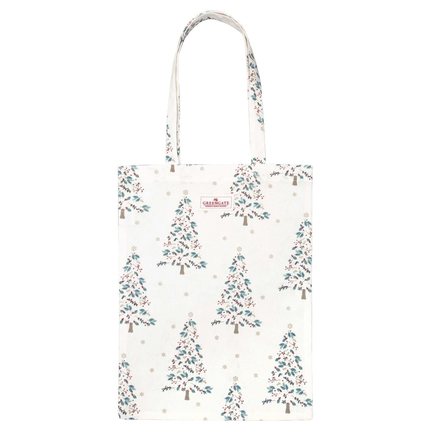 Baumwolltasche "Lucie Xmas" - 34x45 cm (Weiß) GreenGate