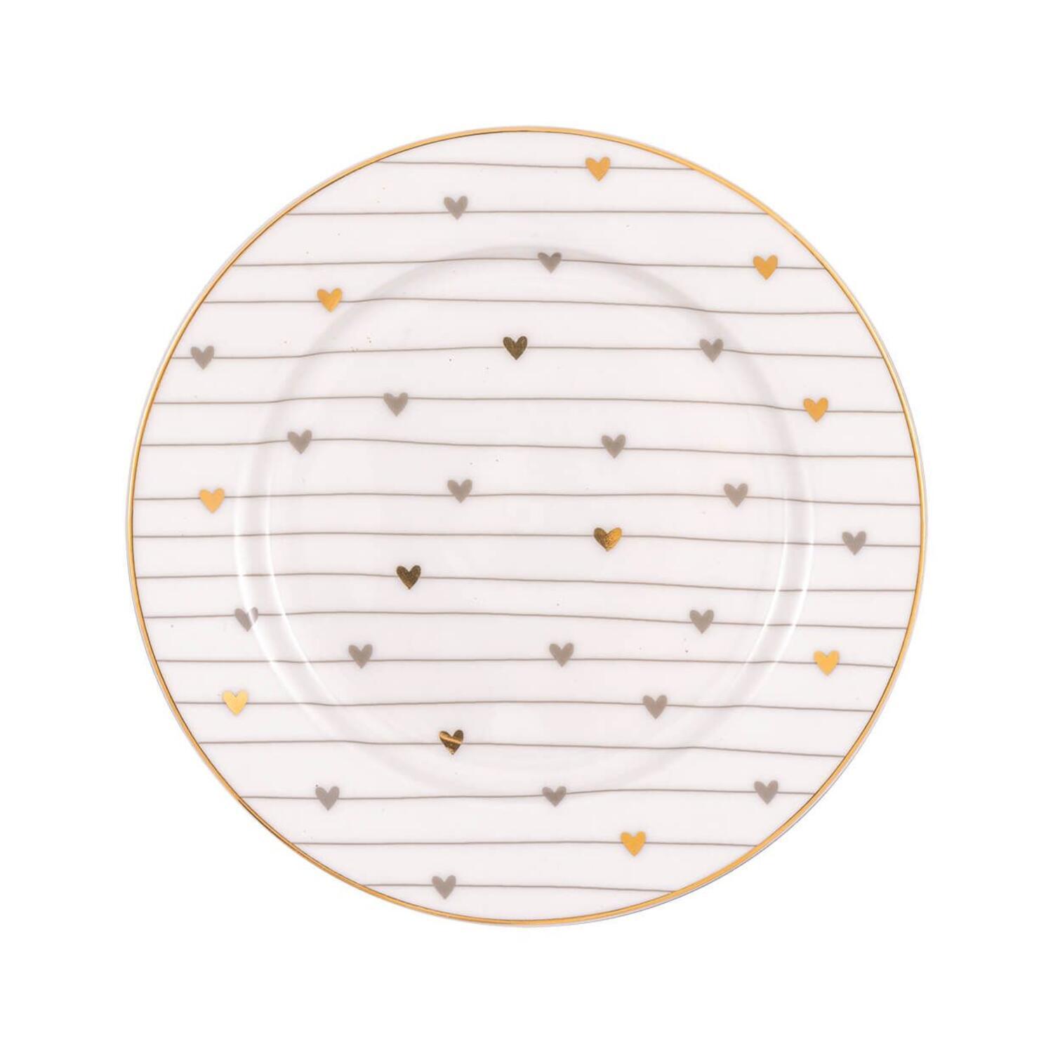 Dessertteller "Grace" - 15 cm (Grau) GreenGate