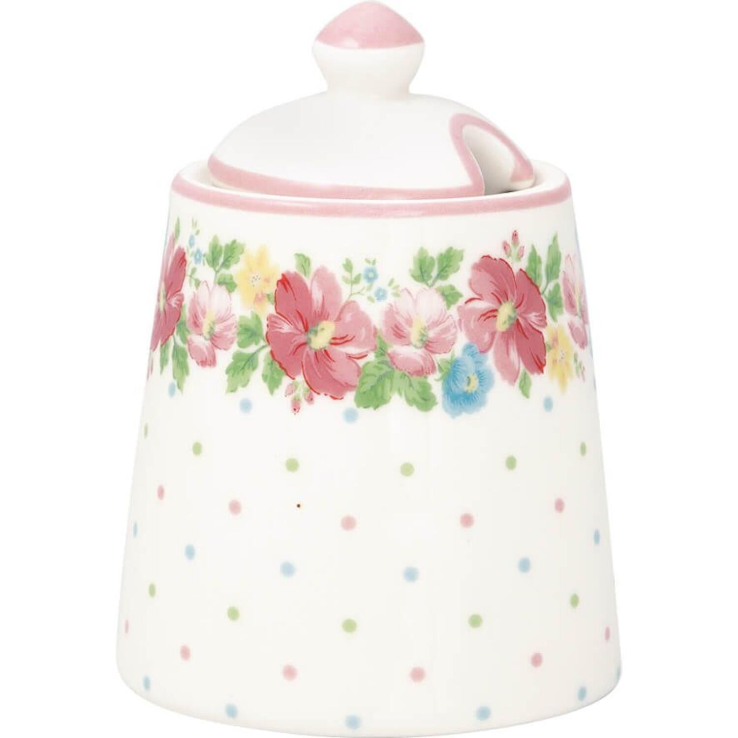 Zuckerdose "Josefina" - 7,5x10 cm (Weiß) GreenGate