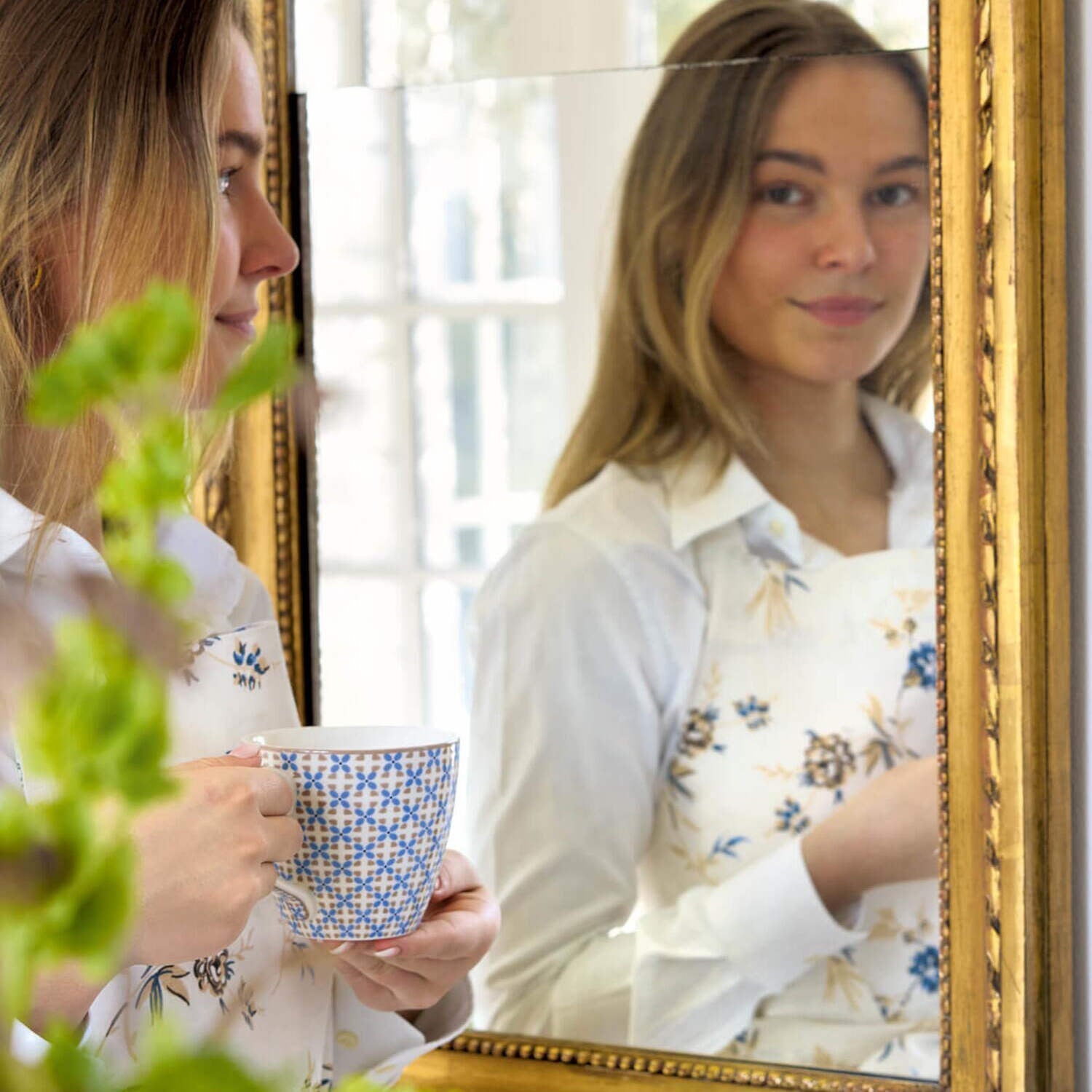 Henkeltasse "Hilda" (Beige) GreenGate