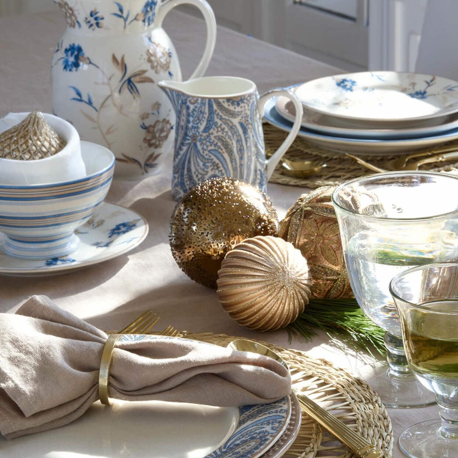 Weihnachtskugel mit Glitzer "Diamond" - Extragroß GreenGate