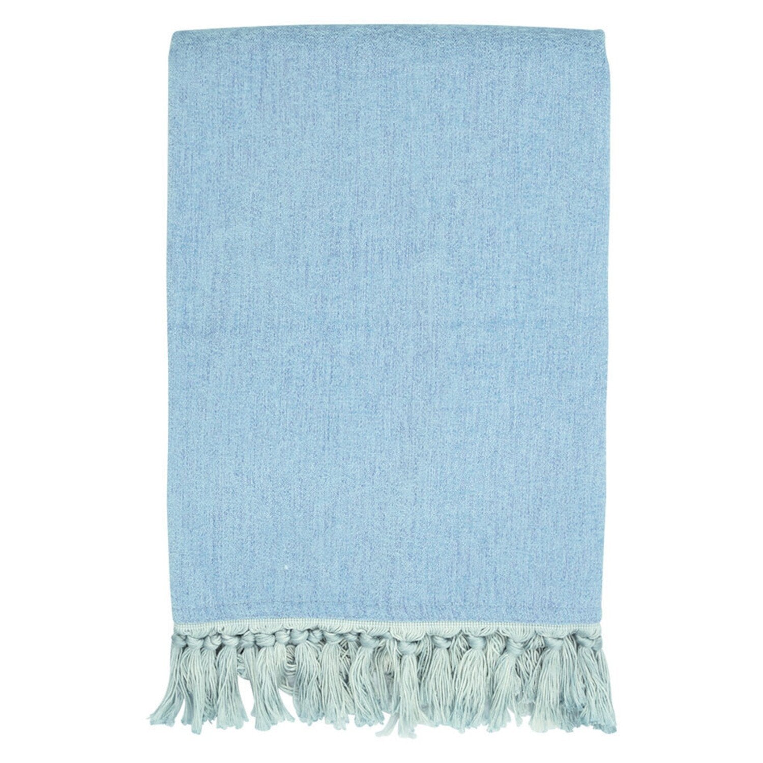 Decke mit Fransen - 180 x 130 cm (Pale Blue) GreenGate