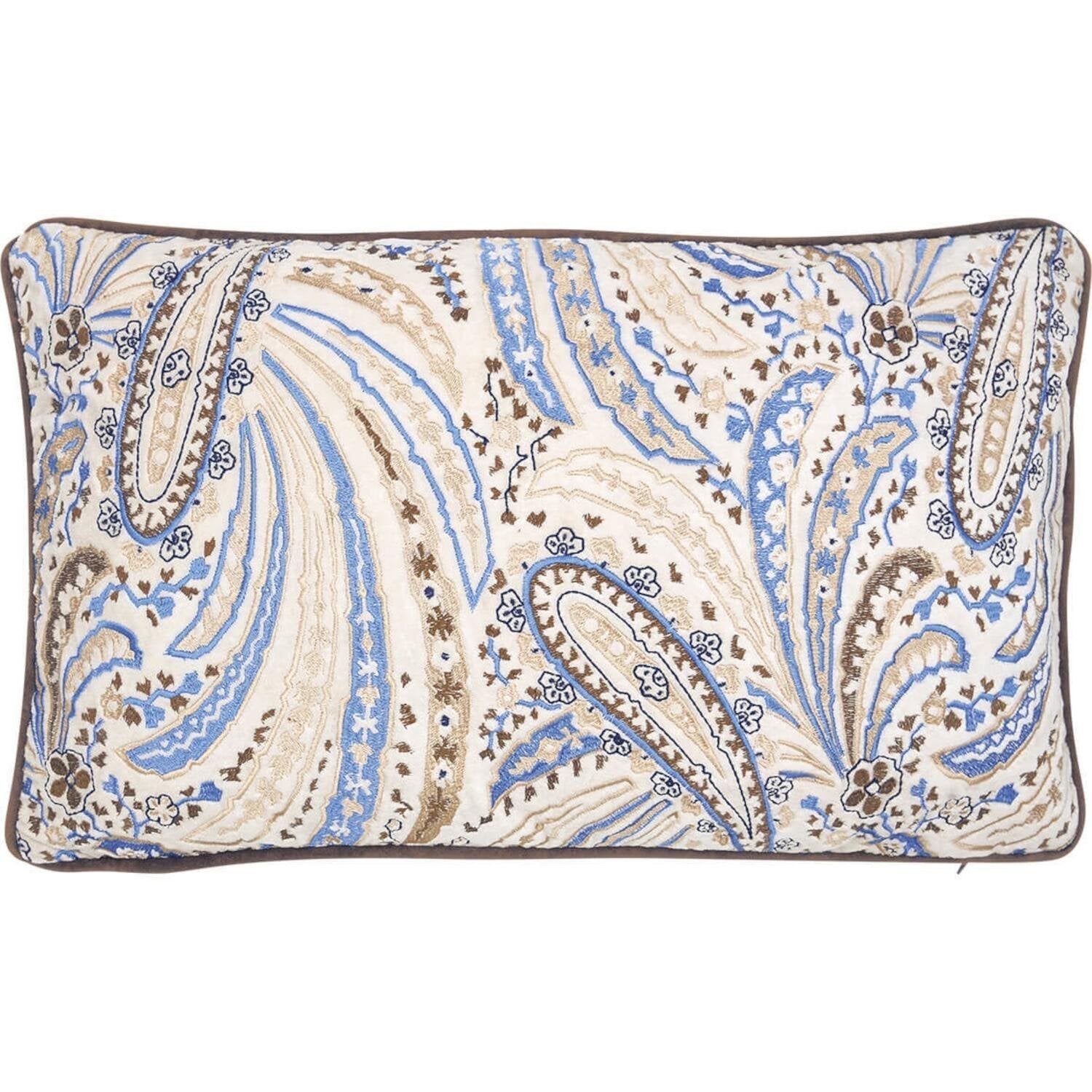 Kissenhülle mit Stickerei "Elva" - 30x50 cm (Beige) GreenGate