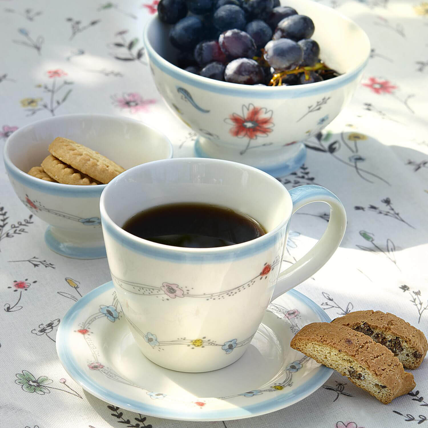 Tischläufer "Venissa" - 140x45 cm (Weiß) GreenGate