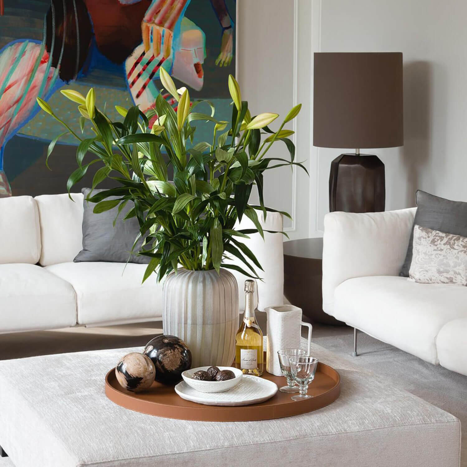 Frühstücksteller "Woven" - 22 cm (Off White) GreenGate