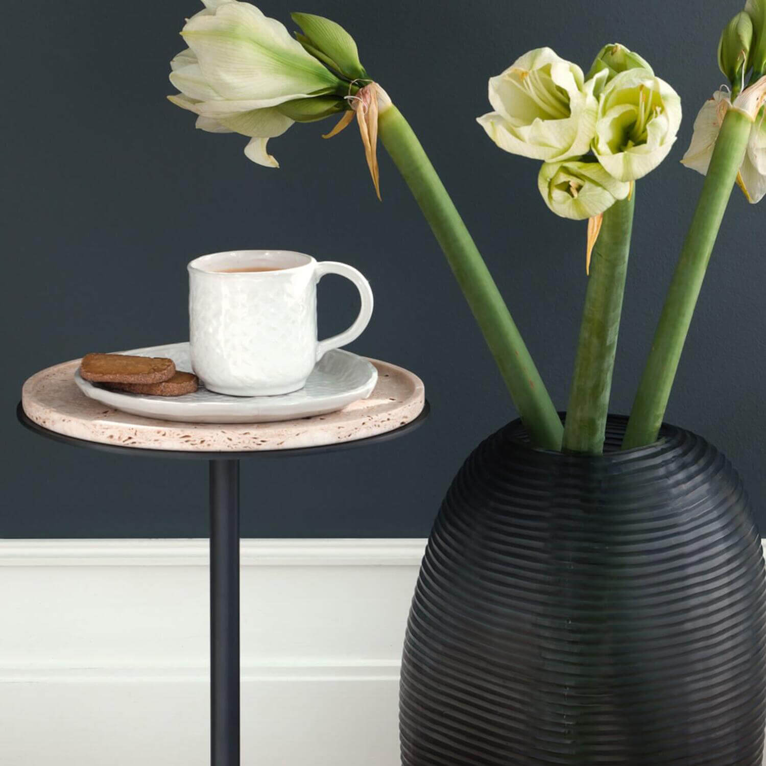 Tasse "Woven" - 9x9,5 cm (Off White) GreenGate