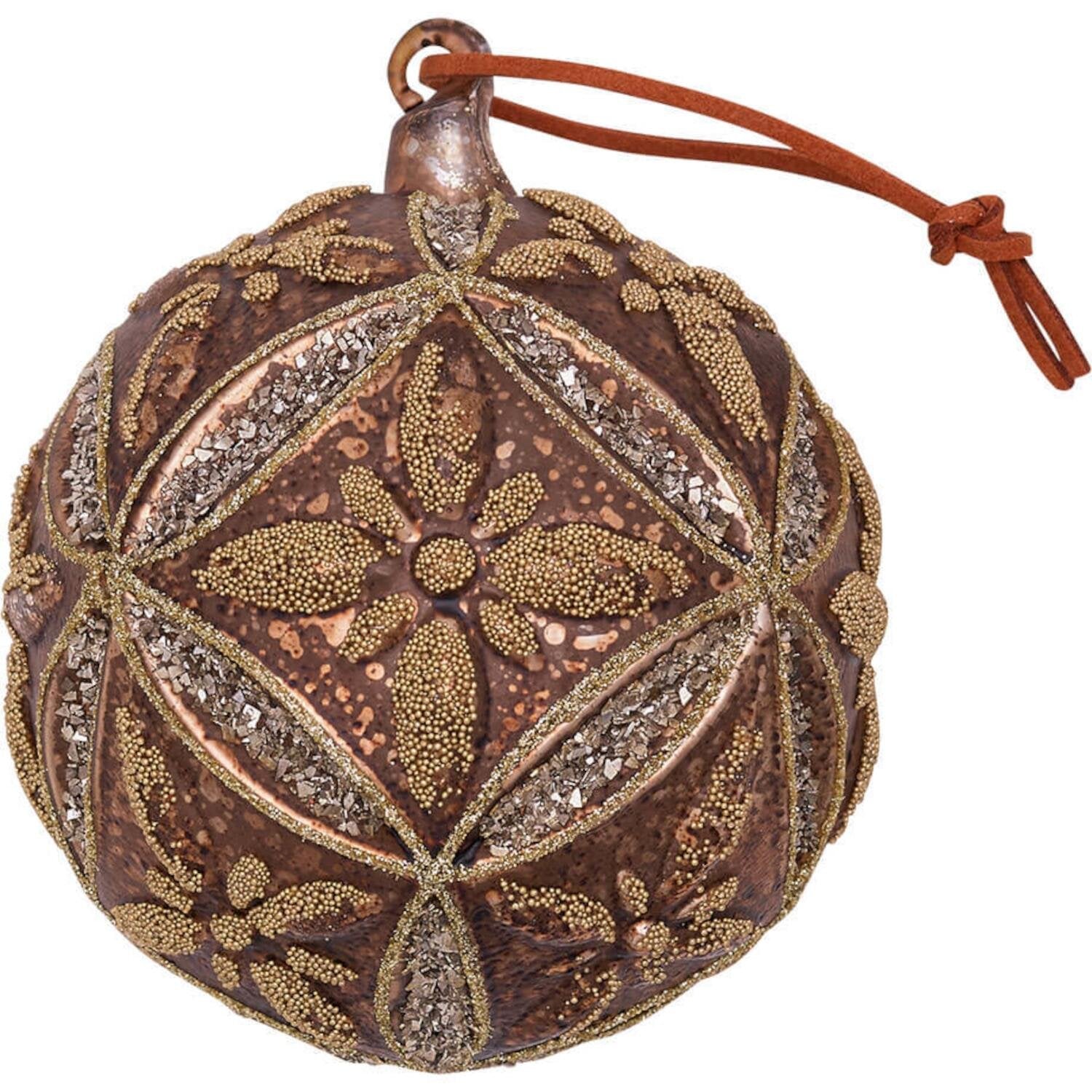 Weihnachtskugel mit Glitzer "Diamond" - Extragroß GreenGate