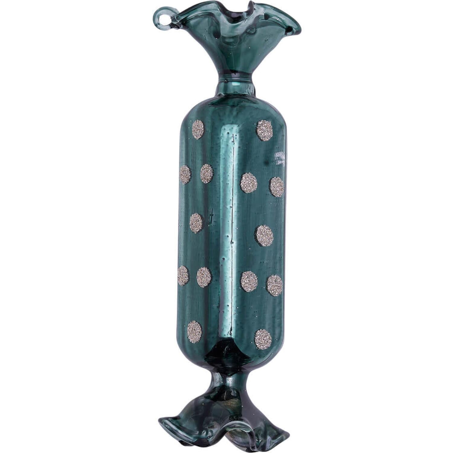 Deko-Anhänger "Candy Toffee" mit Punkten - Groß (Grün/Gold) GreenGate