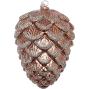 Deko-Tannenzapfen mit Glitzer "Xmas" - 21 cm (Braun) GreenGate