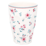 French Latte Becher "Sila" - 9x12,5 cm (Weiß) GreenGate