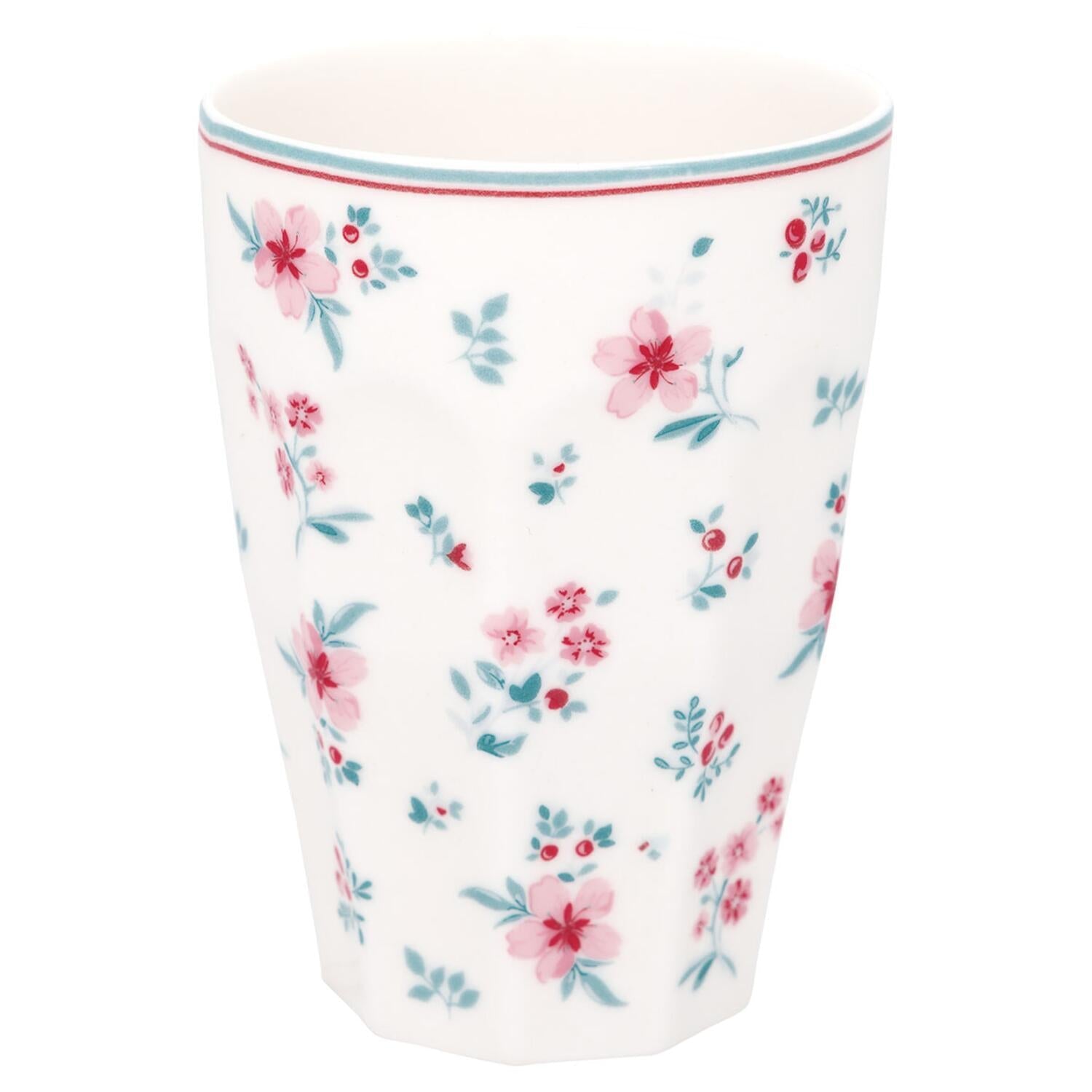 French Latte Becher "Sila" - 9x12,5 cm (Weiß) GreenGate