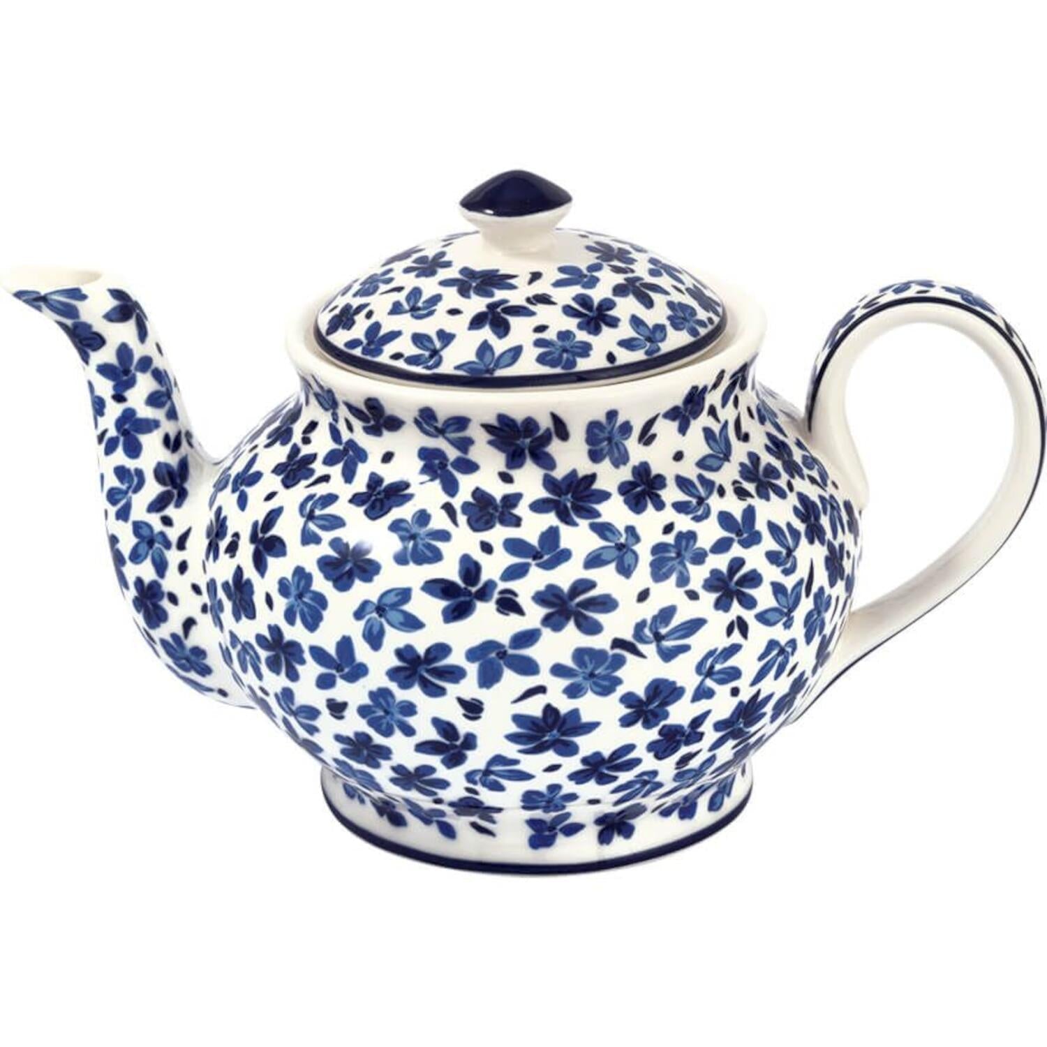 Runde Teekanne "Dahla" - 23,5x15x15,5 cm (Weiß) GreenGate