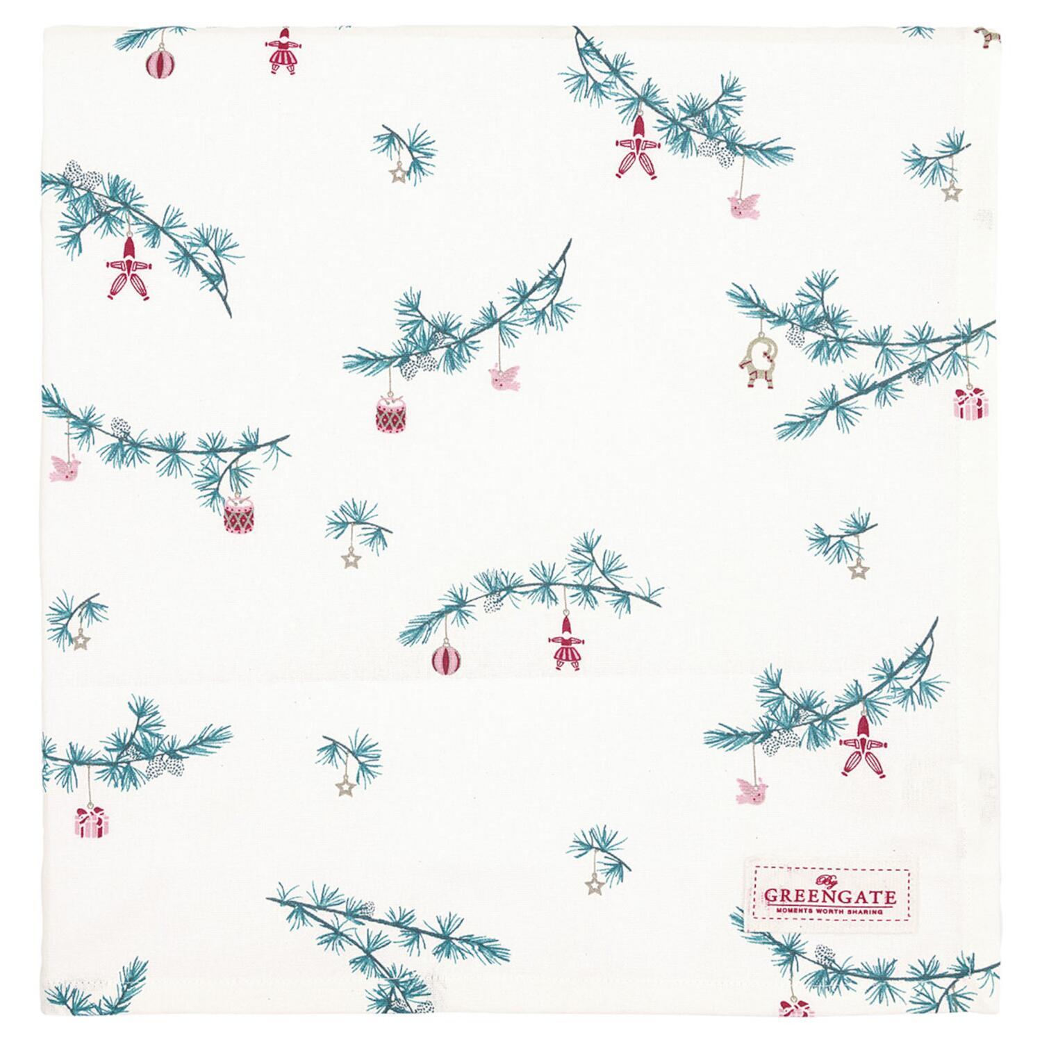 Tischdecke "Juana" - 150x150 cm (Weiß) GreenGate