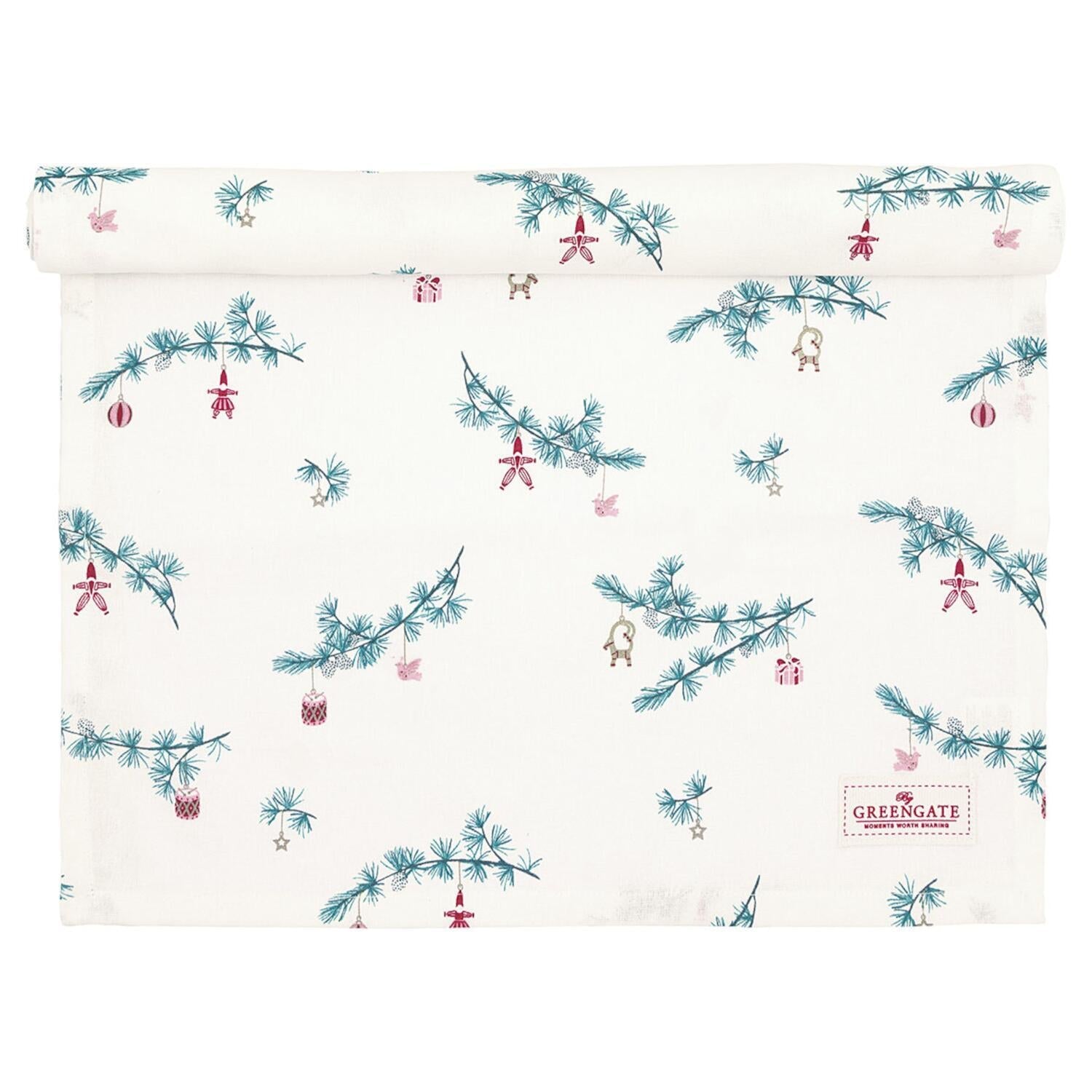 Tischläufer "Juana" - 140x45 cm (Weiß) GreenGate