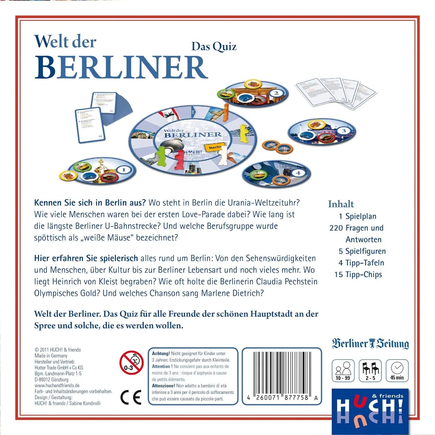 Welt der Berliner (mit Frühstücksbrett)