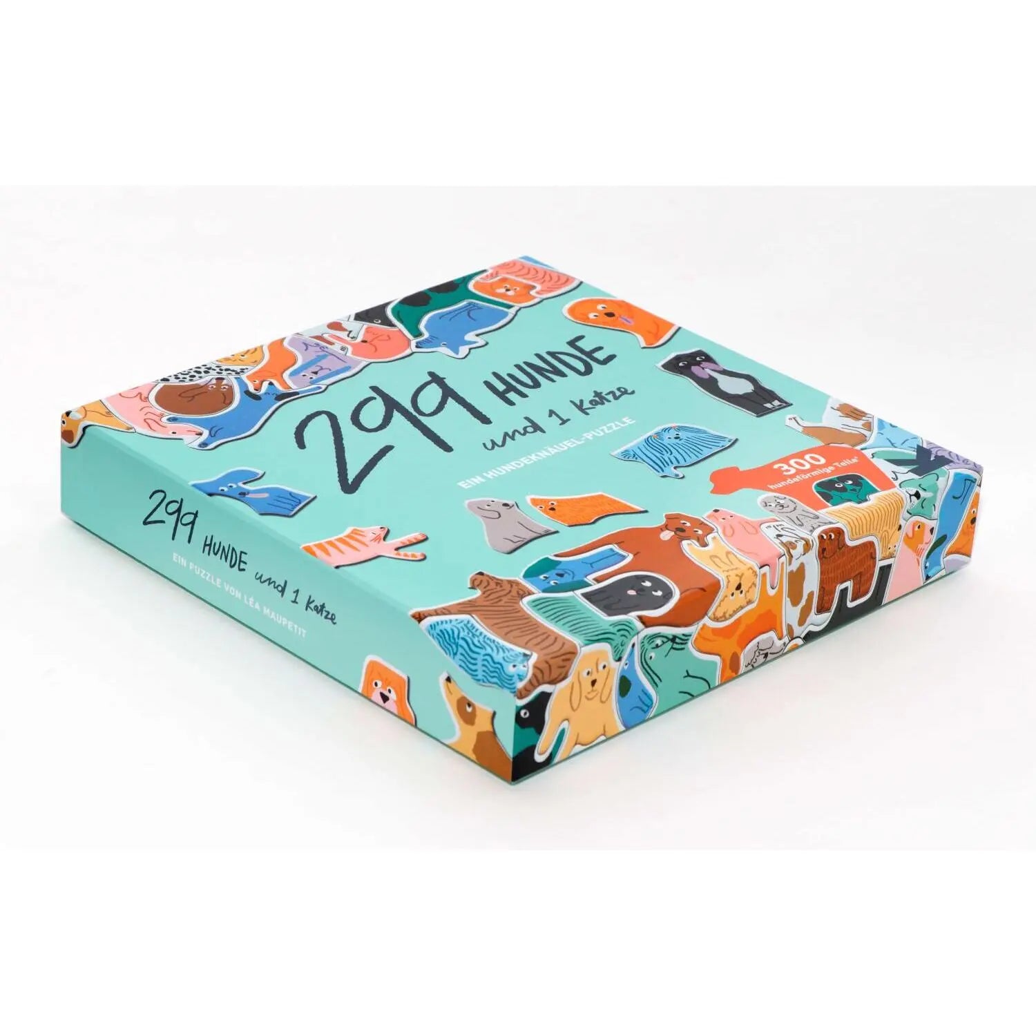 299 Hunde und 1 Katze - 300 Teile