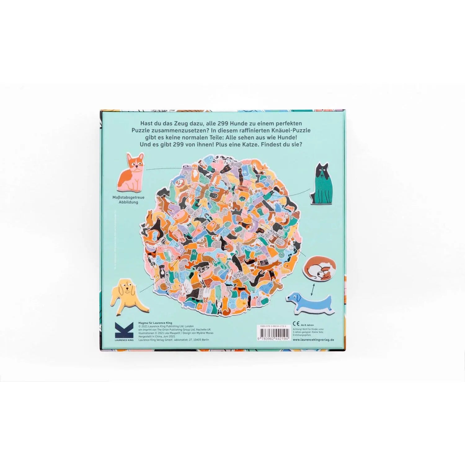 299 Hunde und 1 Katze - 300 Teile