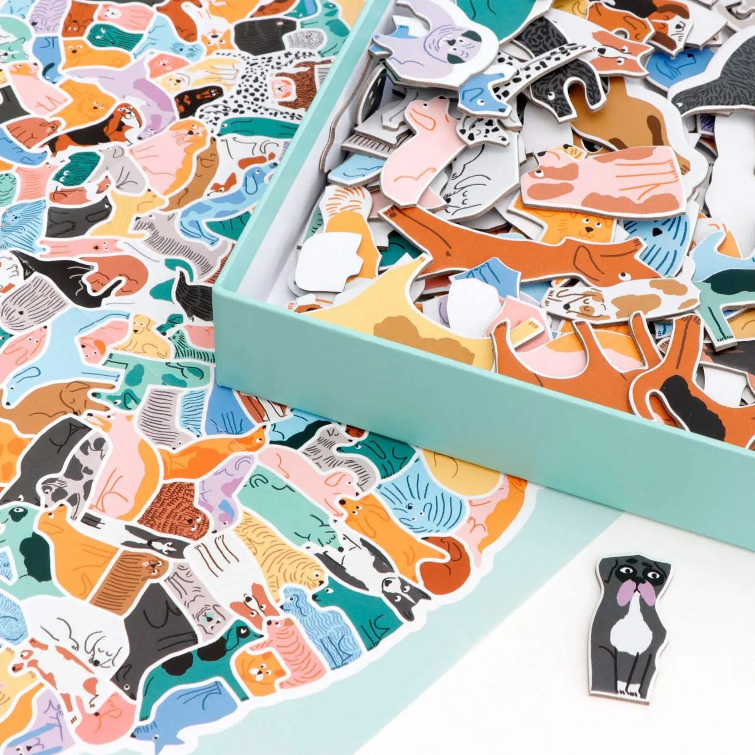 299 Hunde und 1 Katze - 300 Teile