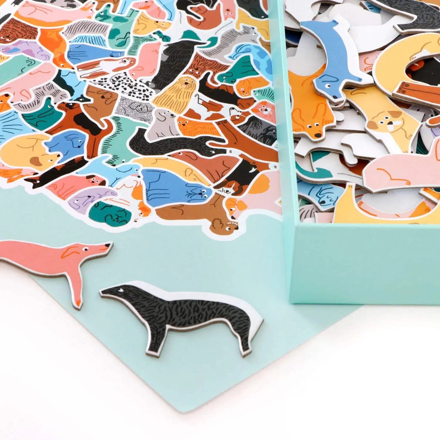 299 Hunde und 1 Katze - 300 Teile