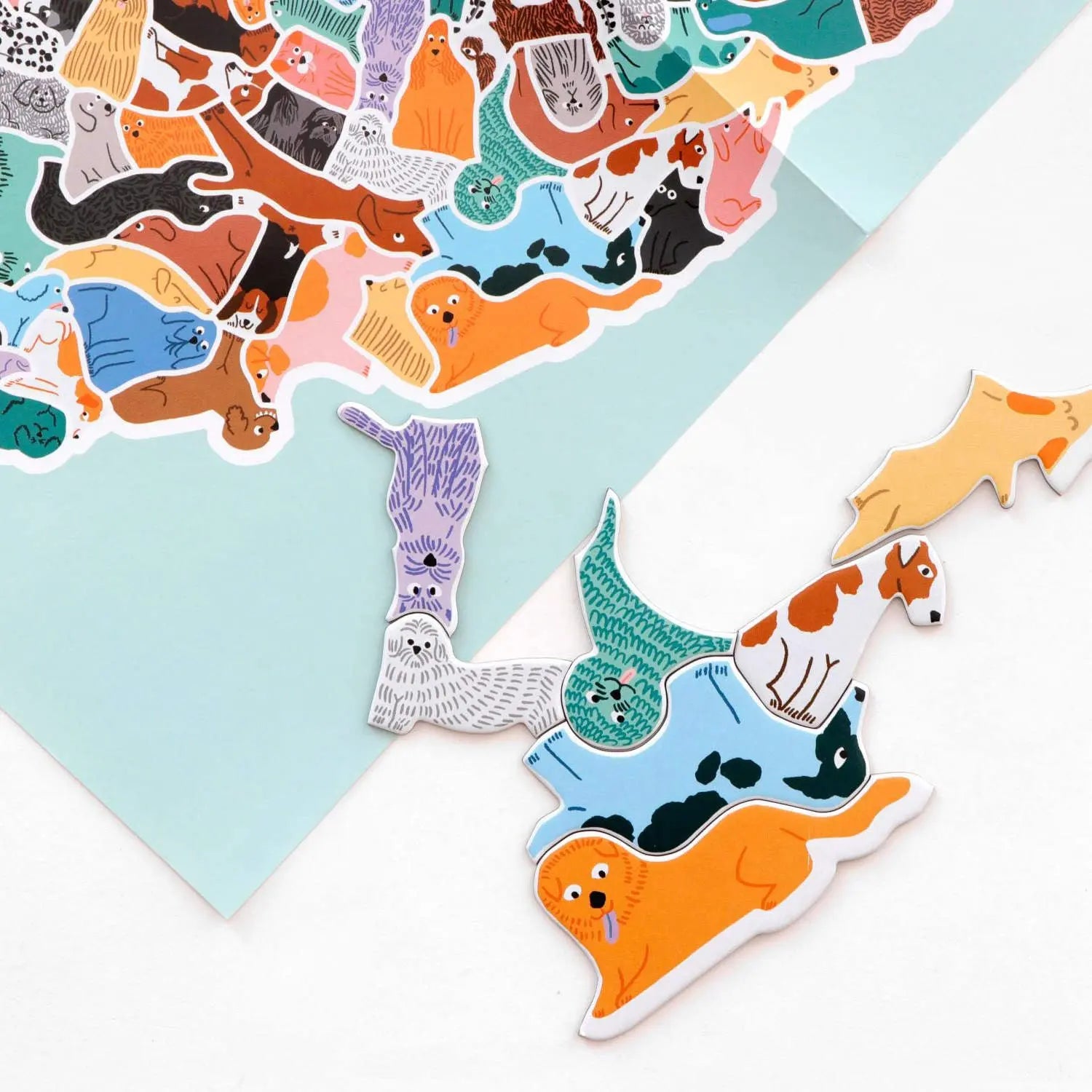 299 Hunde und 1 Katze - 300 Teile