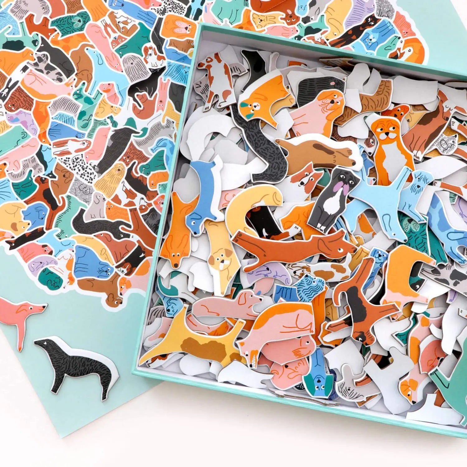 299 Hunde und 1 Katze - 300 Teile