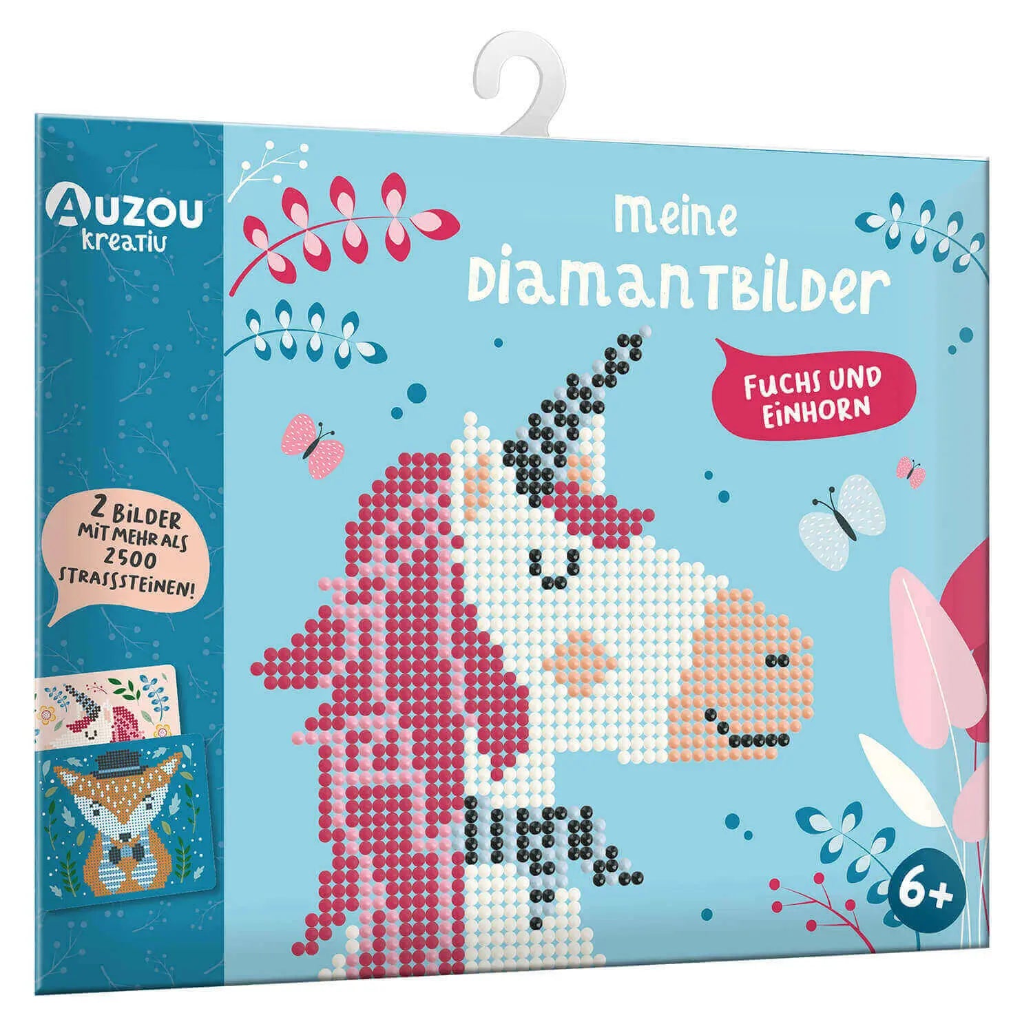 Meine Diamantbilder - Fuchs und Einhorn