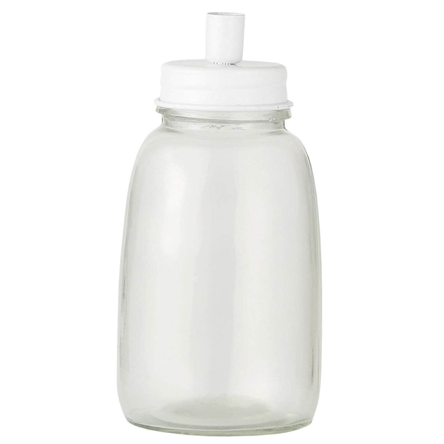 Kerzenhalter für dünne Kerzen mit Metalldeckel - ?8,5 cm (Weiß) Ib Laursen