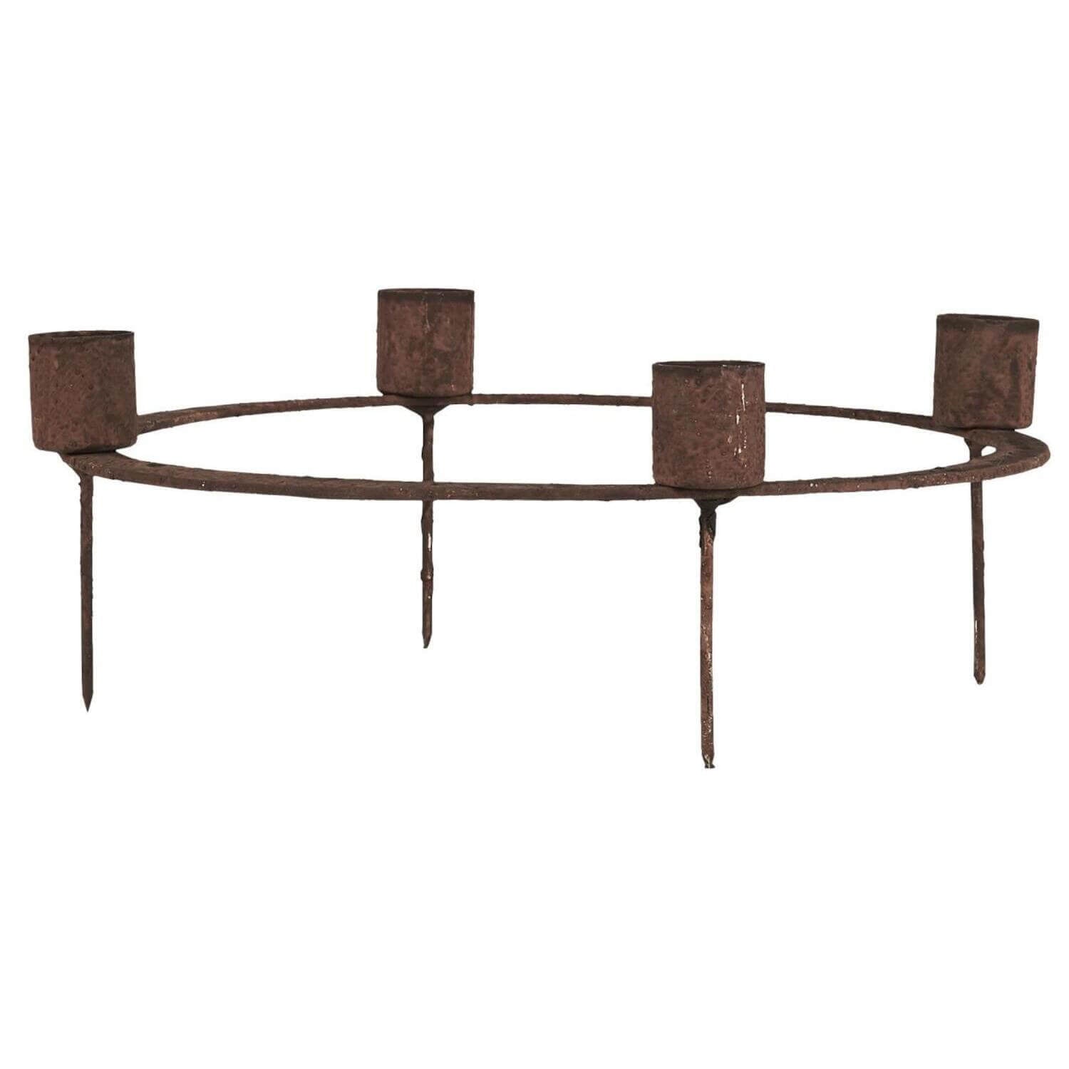 Adventskranz Stabkerzenspieße - ø 21,7 cm (Braun) Ib Laursen