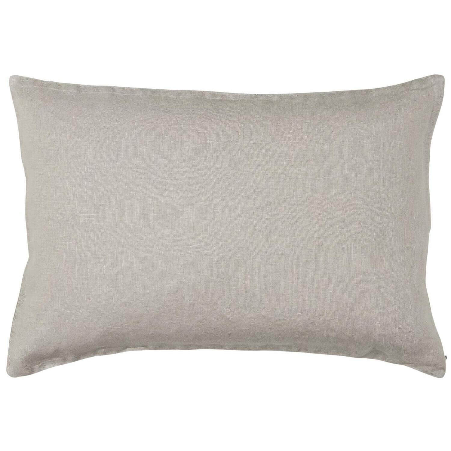 Kissenbezug aus Leinen - 60x40 cm (Ash Grey/Hellgrau) Ib Laursen