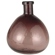 Vase "Glasballon" mundgeblasen - 26cm (Malva/Lila) Ib Laursen