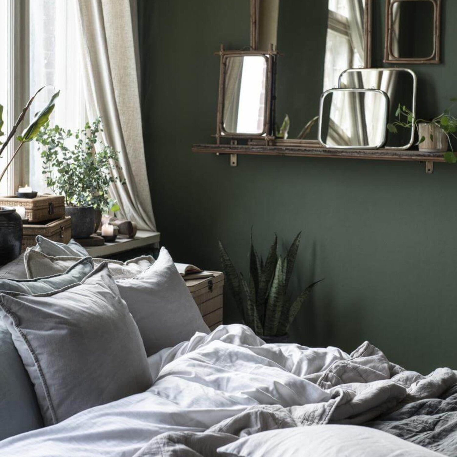 Kissenbezug aus Leinen - 60x40 cm (Ash Grey/Hellgrau) Ib Laursen