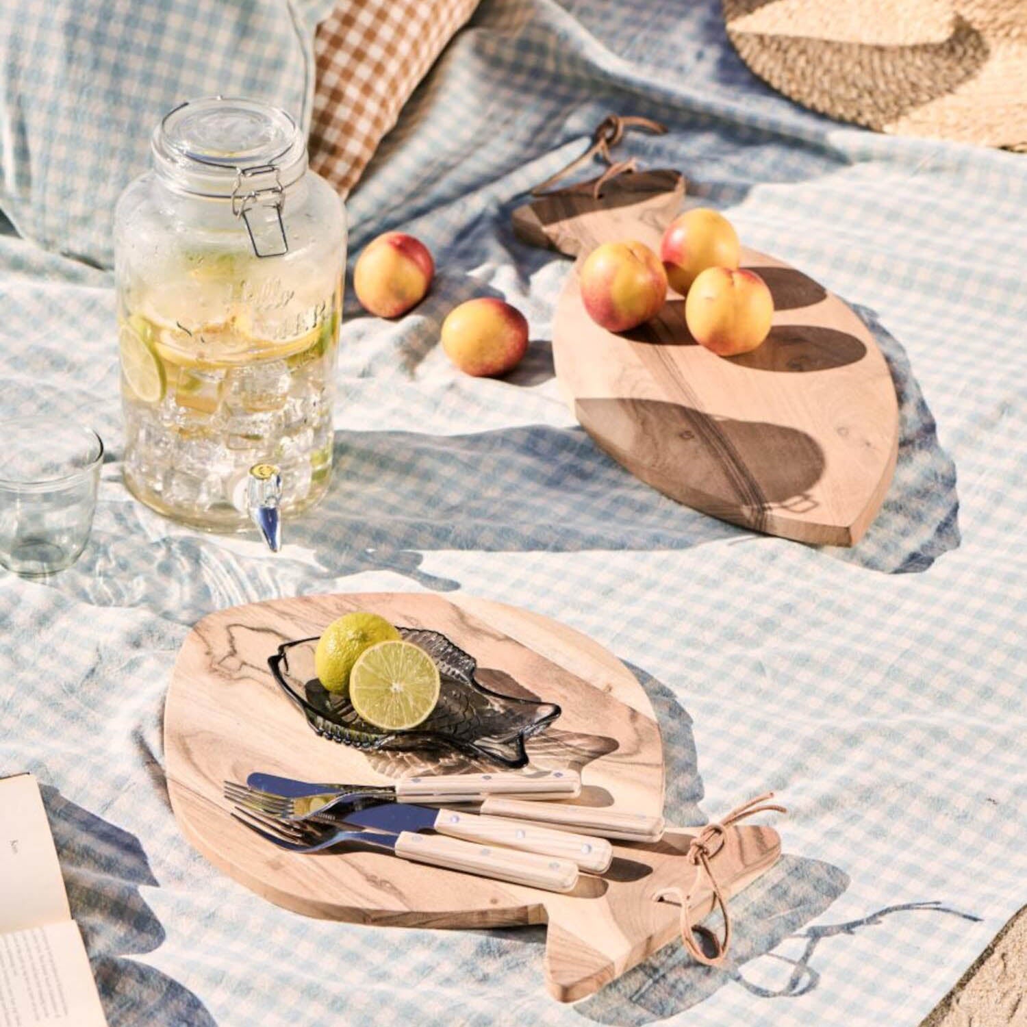 Schneidebrett - 47x20x1,5 cm (Natur) Ib Laursen