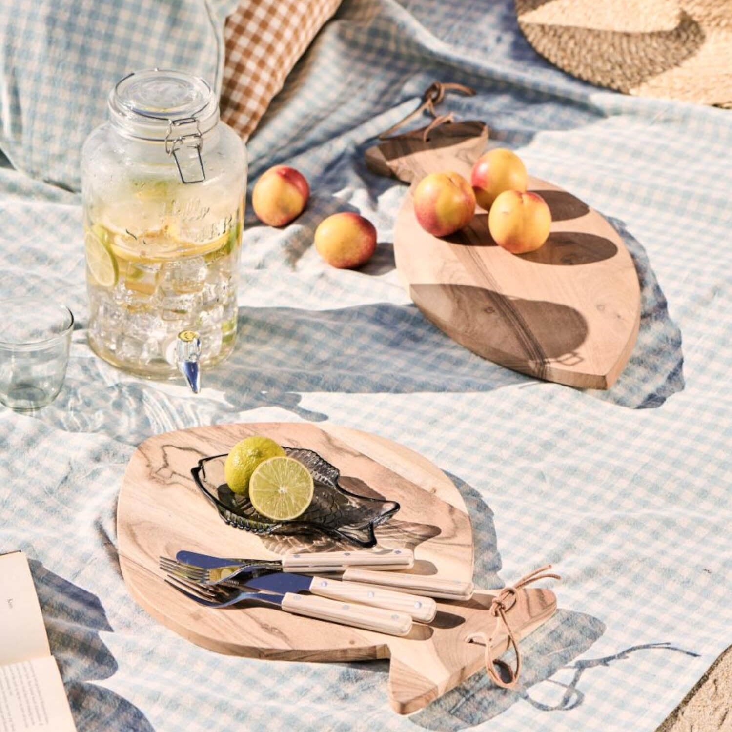 Schneidebrett - 40,5x28,5x1,5 cm (Natur) Ib Laursen