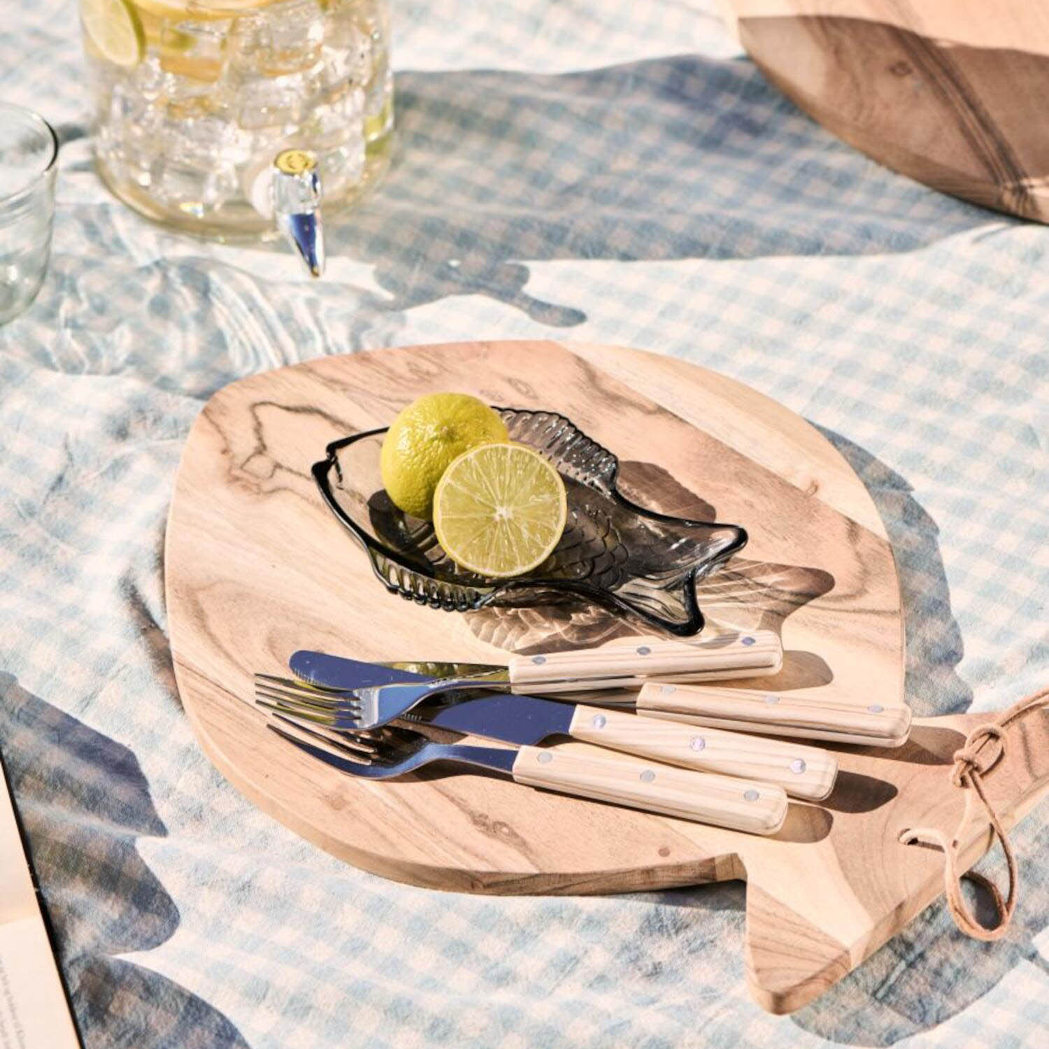 Schneidebrett - 40,5x28,5x1,5 cm (Natur) Ib Laursen