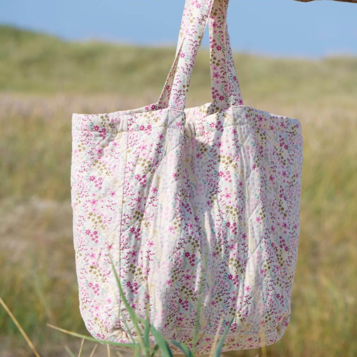 Tasche - 40x25x45 cm (Rosa/Blau/Grün) Ib Laursen