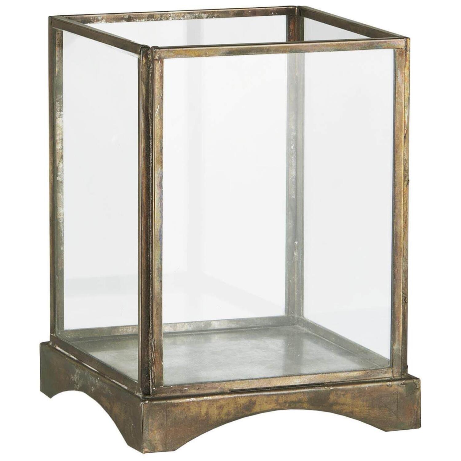 Teelichthalter "Johan" - 11x11x15 cm (Messing) Ib Laursen