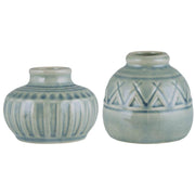 Vase "Lea" im 2er-Set (Hellblau) Ib Laursen