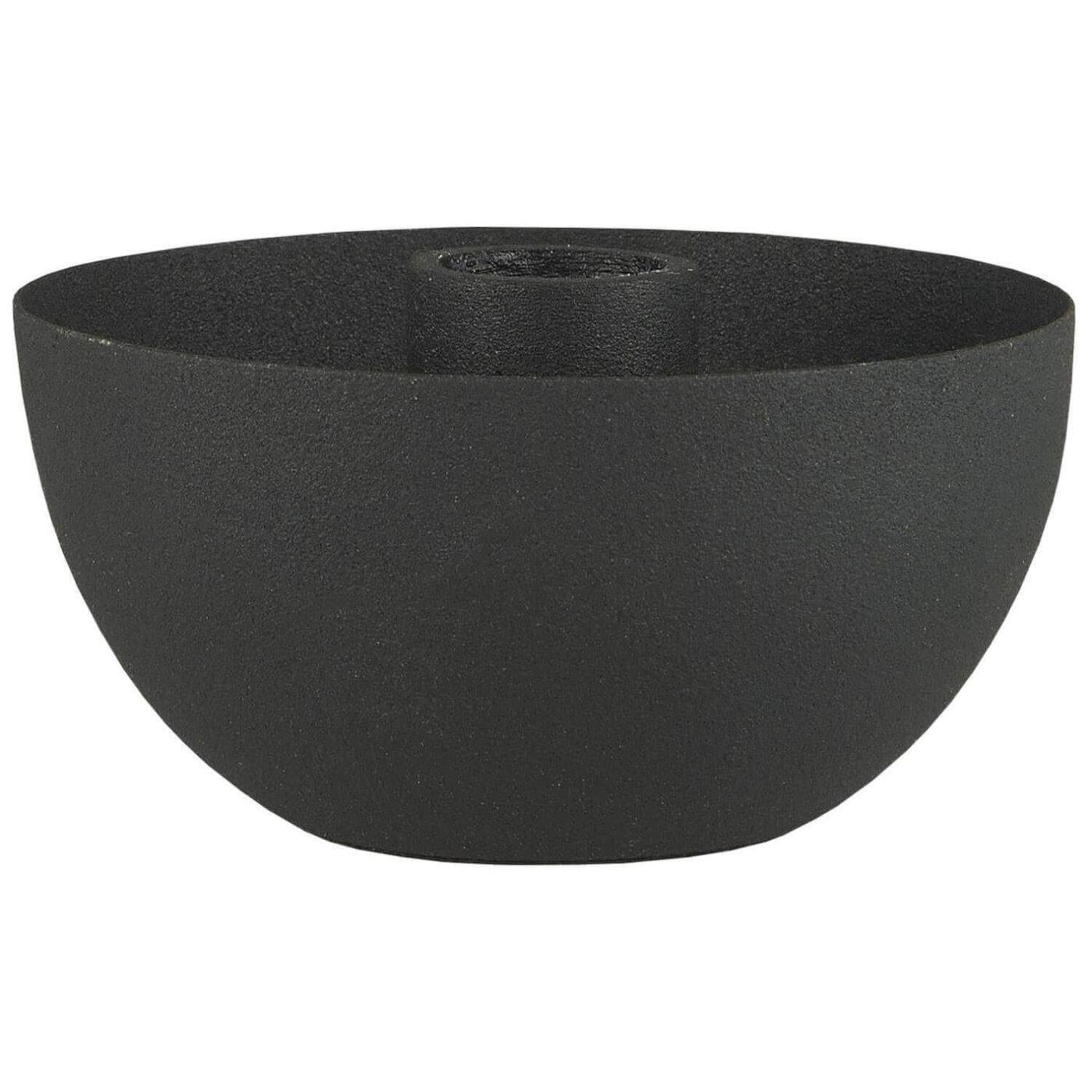 Kerzenhalter für Stabkerze - 10,2x5,3 cm (Schwarz) Ib Laursen