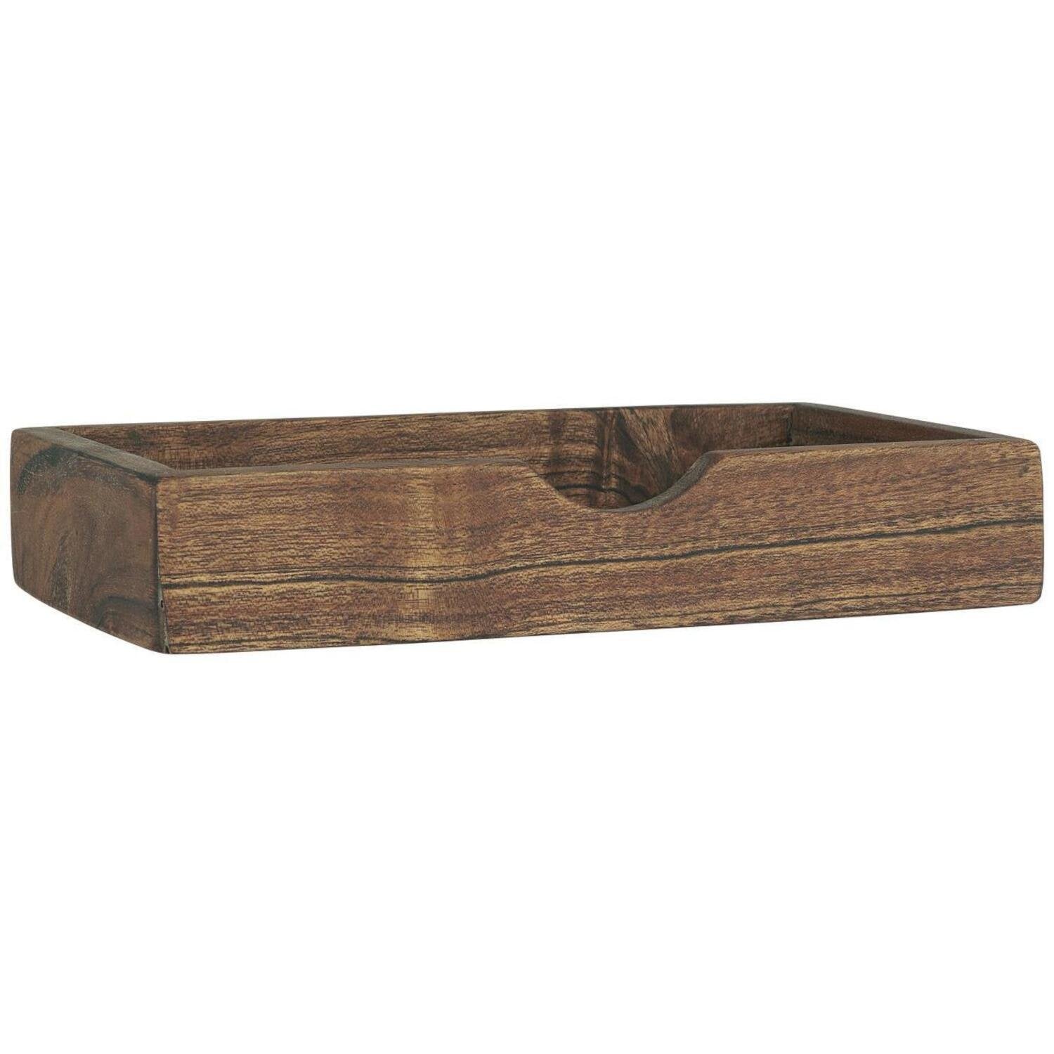 Serviettenhalter aus geöltem Akazienholz für 10x20 cm Servietten Ib Laursen
