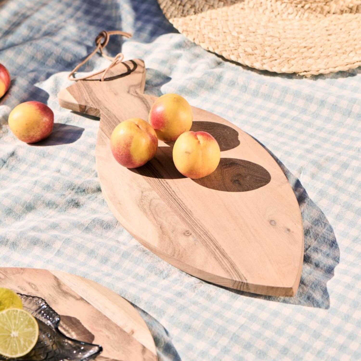 Schneidebrett - 47x20x1,5 cm (Natur) Ib Laursen