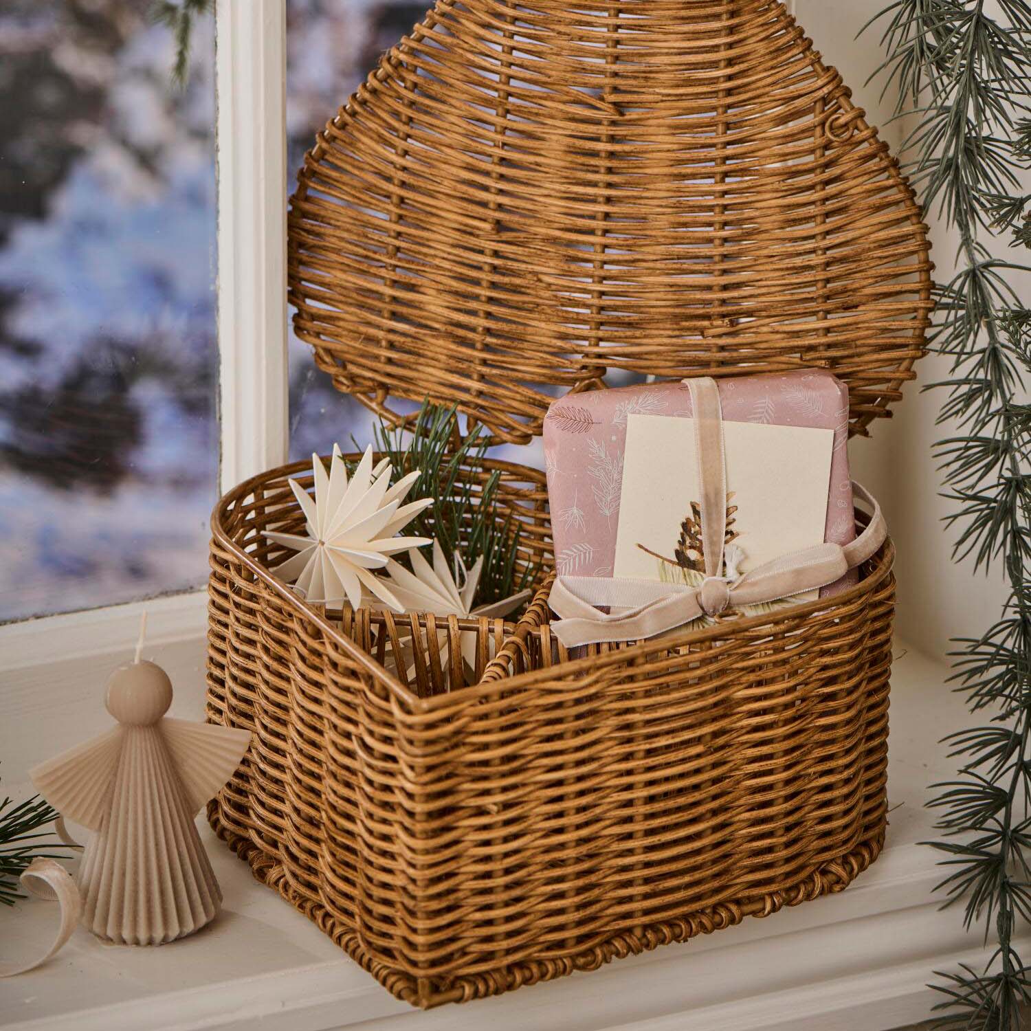 Adventschachtel "Herz" (Braun) Ib Laursen