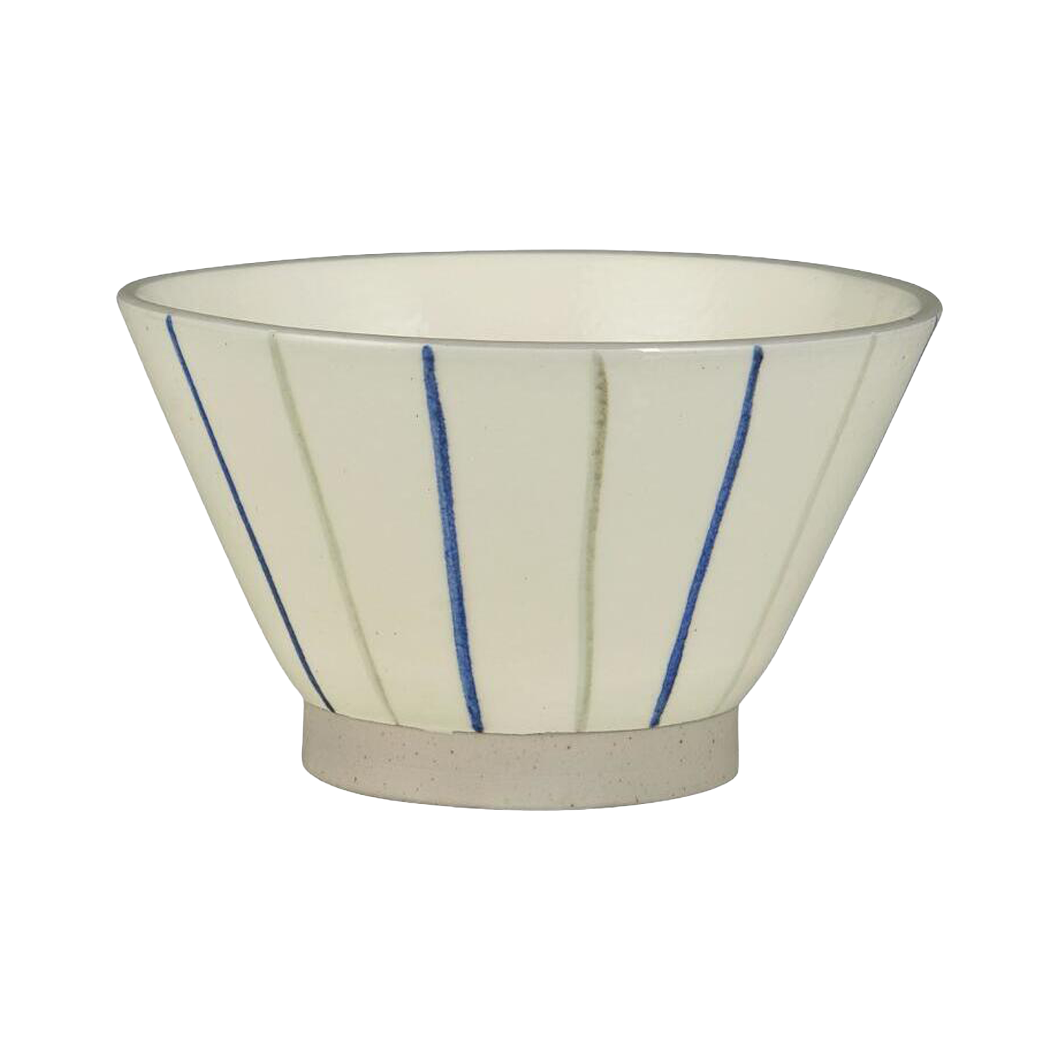 Schale "Nordby - Streifen quer schmal - 12x7 cm (Natur/Blau/Grün) Ib Laursen