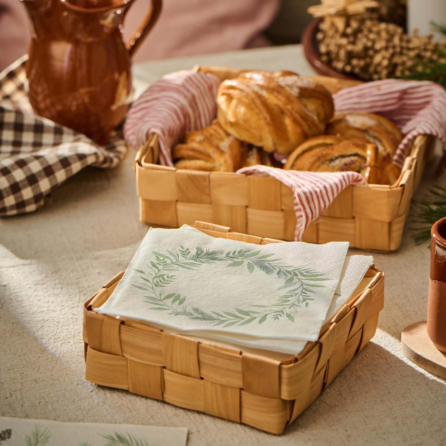 Spankorb im 2er-Set (Natur) Ib Laursen