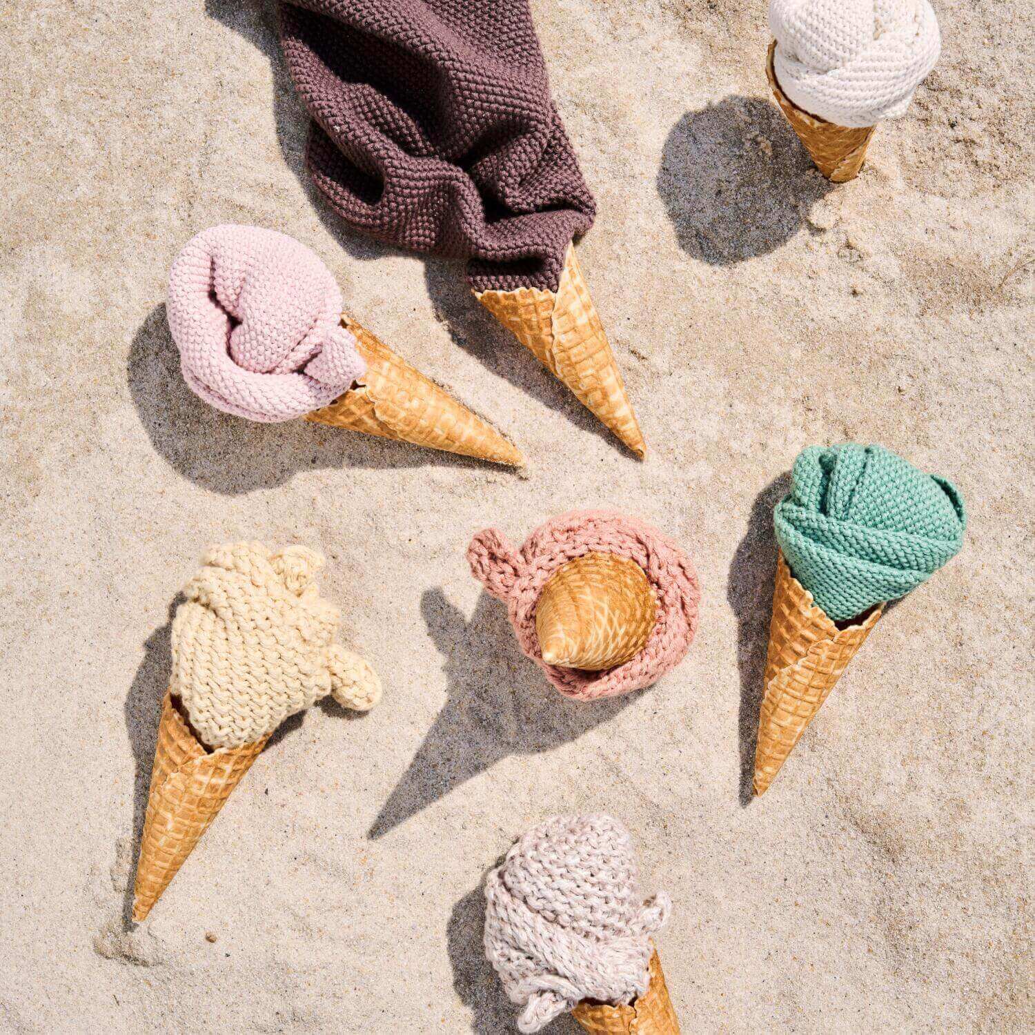 Topflappen "Mynte" - 22x22 cm (Natur) Ib Laursen