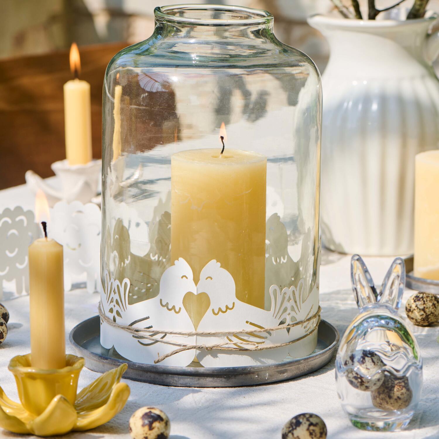 Oster-Tischdekoration "Hühner" - 70 cm (Weiß) Ib Laursen