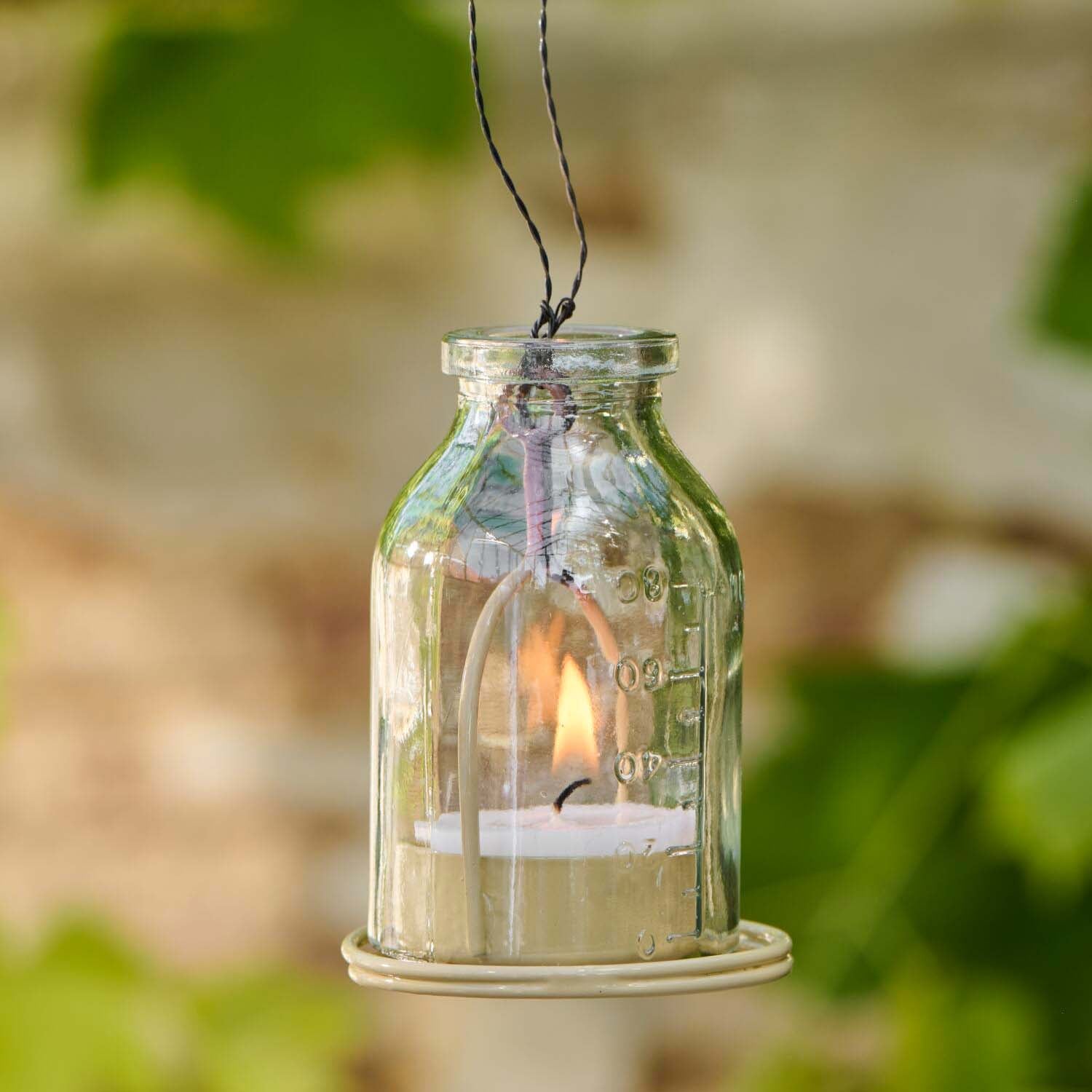 Kerzenhalter mit Drahthänger (Gelb) Ib Laursen